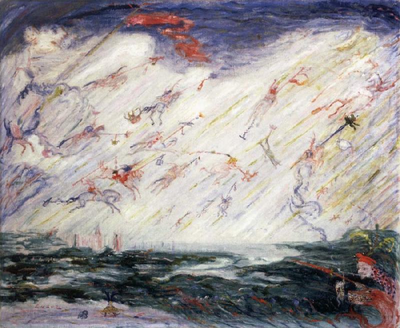James Ensor The Ride of the Valkyries Spain oil painting art